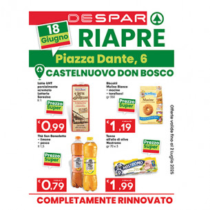 volantino Volantino Castelnuovo  Don Bosco 18Giugno dal 18/06/2025 al 02/07/2025